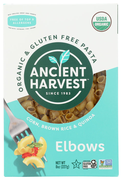 ANCIENT HARVEST: Organic Supergrain Pasta Elbows Gluten Free, 8 oz