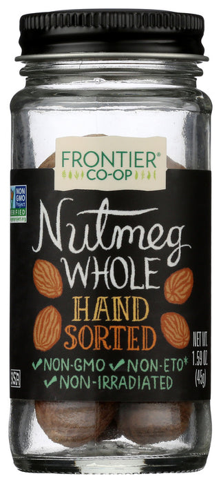 FRONTIER HERB: Spice Nutmeg Whole, 1.59 OZ