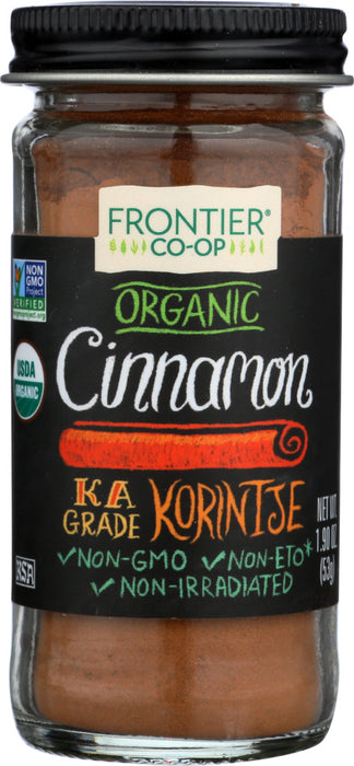 FRONTIER NATURAL PRODUCTS: Organic Cinnamon Ground, 1.9 oz