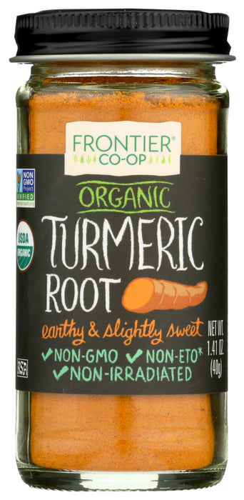 FRONTIER NATURAL PRODUCTS: Organic Ground Turmeric Root, 1.76 oz