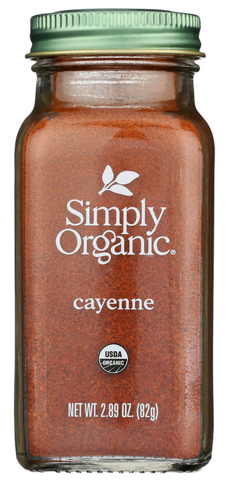 SIMPLY ORGANIC: Cayenne Pepper, 2.89 oz