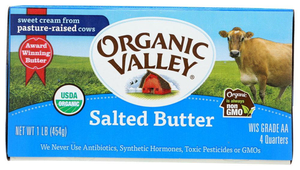 ORGANIC VALLEY: Salted Butter, 16 oz