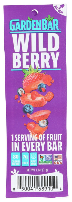 GARDEN BAR: Bar Fruit Berry Wld Snck, 1.1 oz