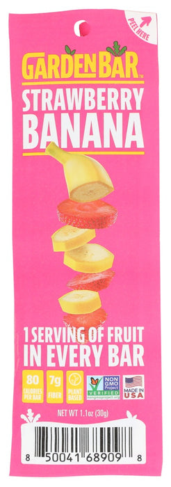 GARDEN BAR: Bar Fruit Strwbrry Bnn Snc, 1.1 oz