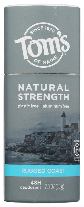 TOMS OF MAINE: Deodorant Mens Rugged Coa, 2 oz