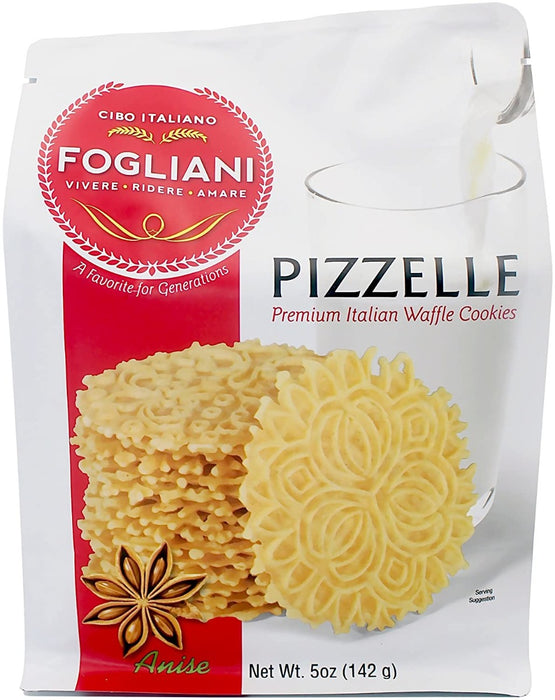 FOGLIANI FOOD COMPANY: Cookies Waffle Lemon Pizzelle, 5 oz