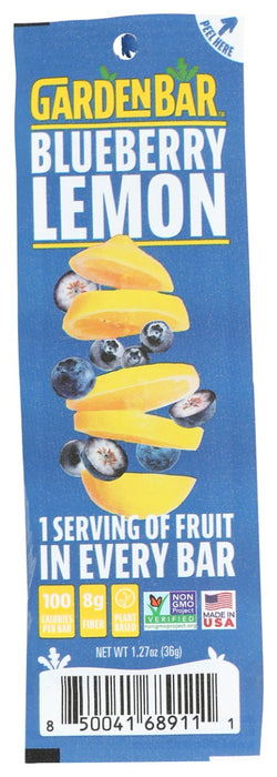 GARDEN BAR: Bar Frt Blbrry Lmn Snck, 1.27 oz