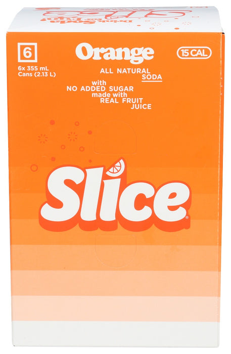 SLICE: Soda Orange 6pk, 72 fo