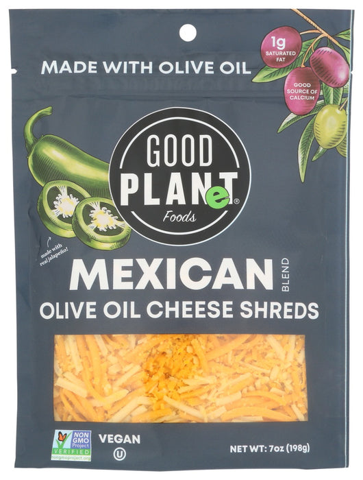GOOD PLANET FOODS: Cheese Mxcn B Olvol Shrd, 7 oz