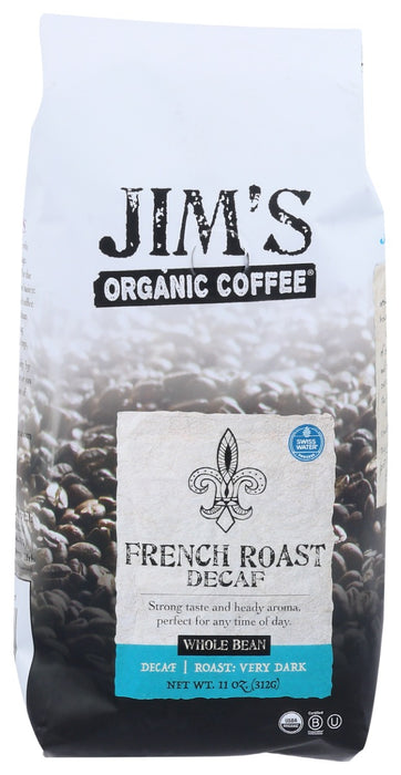 JIMS ORGANIC COFFEE: Coffee Dcaf Frnch Rst Org, 11 OZ