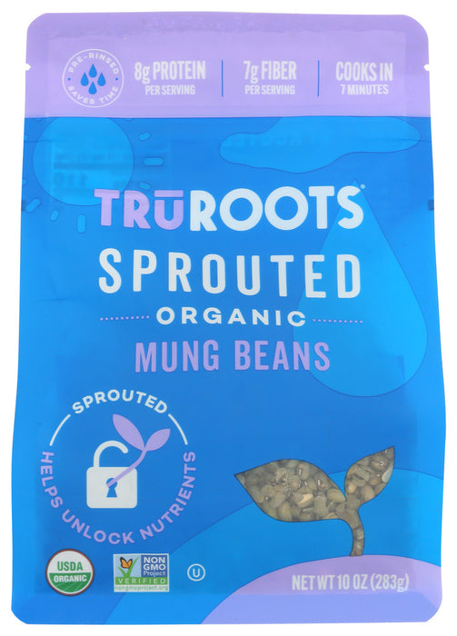 TRUROOTS: Organic Sprouted Mung Beans, 10 oz