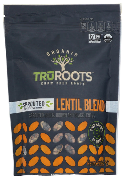TRUROOTS: Organic Accents Sprouted Lentil Trio, 8 oz