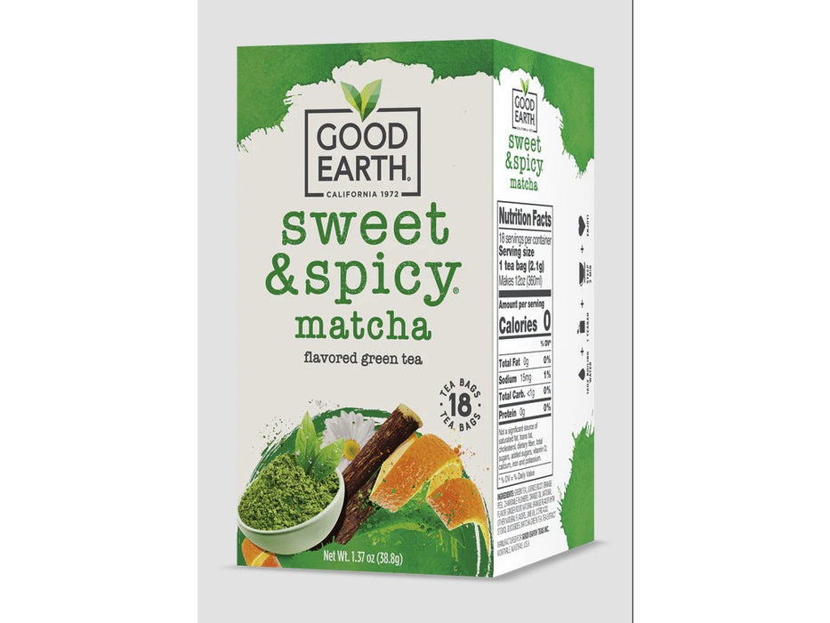 GOOD EARTH: Matcha Maker Green Tea, 18 bg