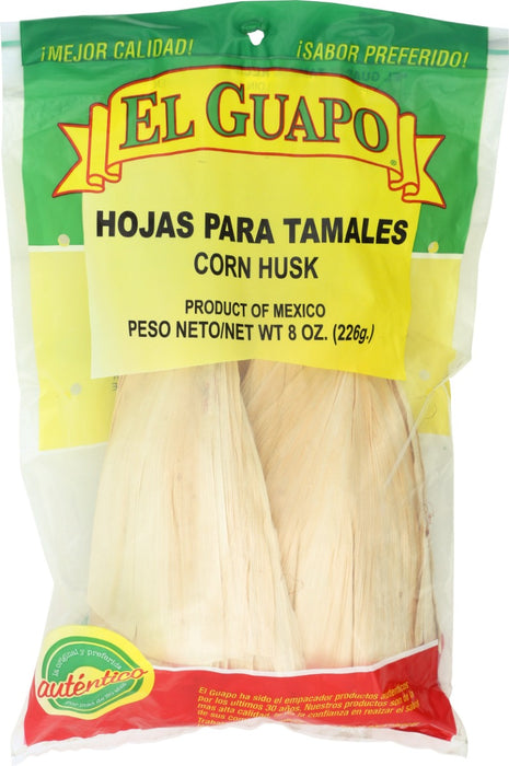 EL GUAPO: Corn Husk Shell, 8 OZ