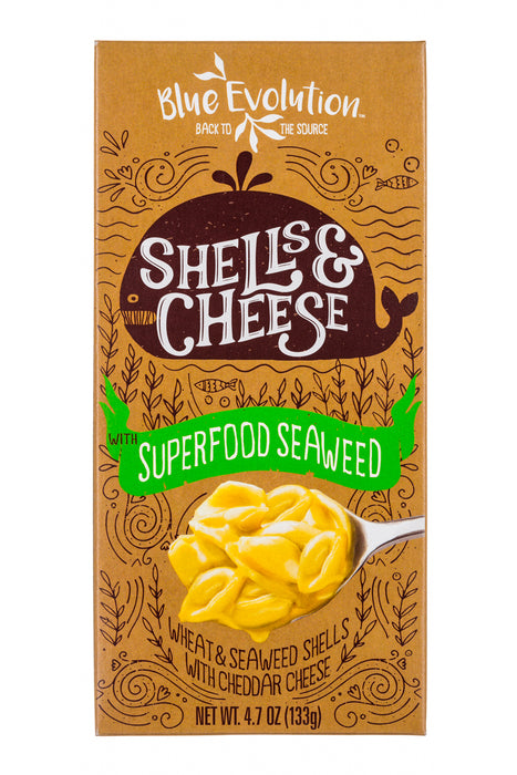 BLUE EVOLUTION: Shells & Cheese Seaweed, 4.7 oz