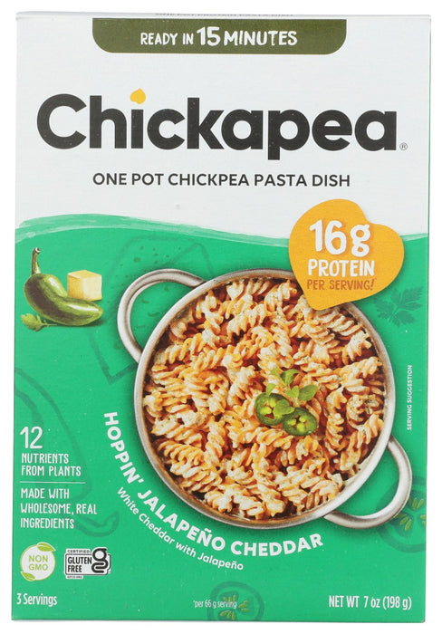 CHICKAPEA: Pasta Dish Wht Chdr Jalp, 7 oz