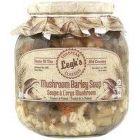 LEGH'S BORSCHT SOUP: Soup Mushroom Barley, 24 oz