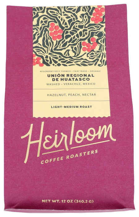 HEIRLOOM: Coffee Union Rgnal Huatsco, 12 OZ