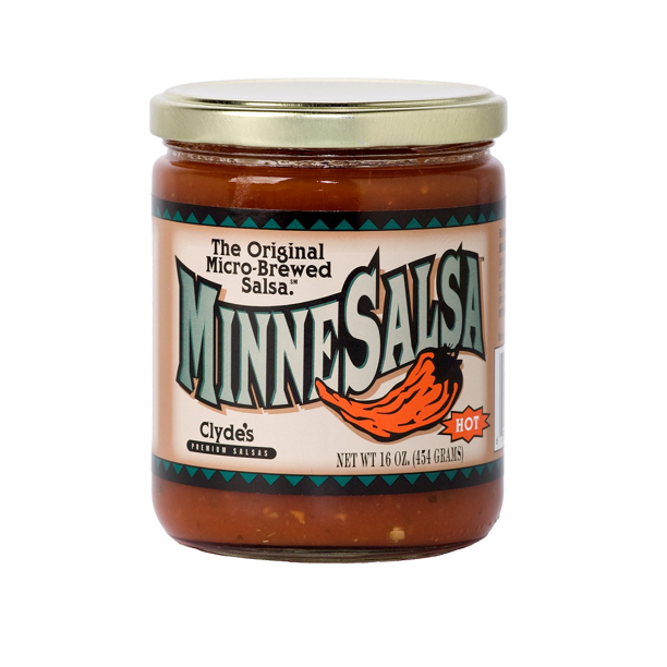 MINNESALSA: Salsa Hot Chunky, 16 oz