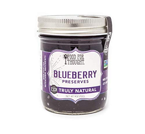 FOOD FOR THOUGHT: Preserves Blueberry Nat, 9 oz