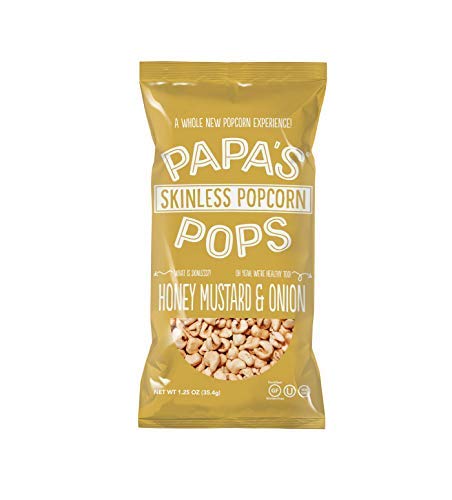 PAPAS POPS: Popcorn Hny Mstrd Onion, 1.25 oz
