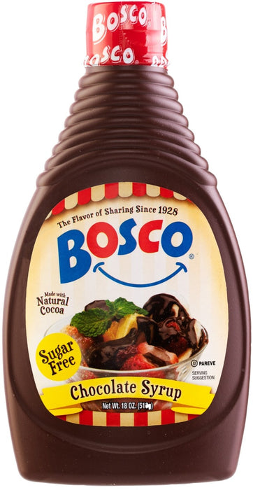 BOSCO: Syrup Chococolate Sf, 18 oz