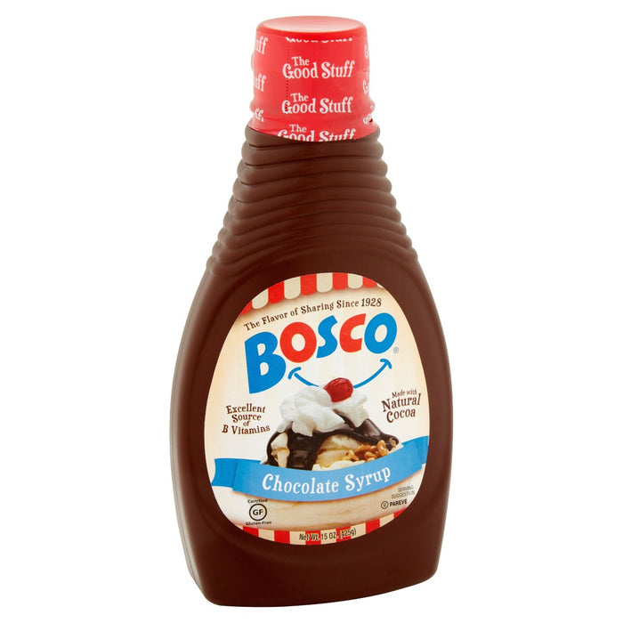 BOSCO: Syrup Chocolate, 15 oz