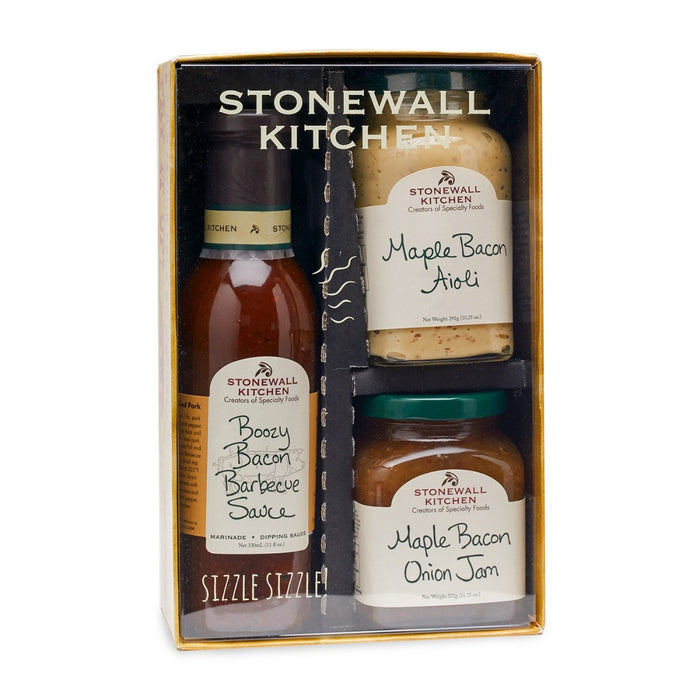 STONEWALL KITCHEN: Bacon 3Pc Gift Set, 1 CT