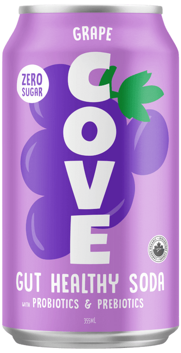 COVE: Soda Gut Healthy Grape, 12 fo