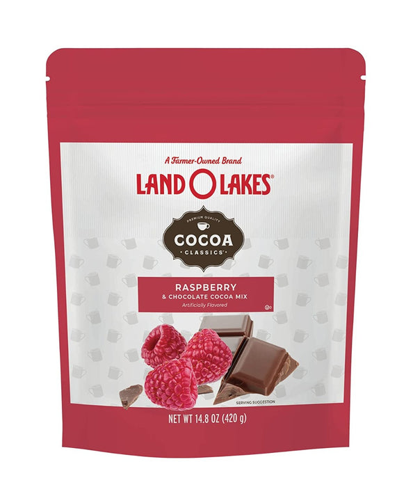 LAND O LAKES: Cocoa Rasp And Choc Pouch, 14.8 oz