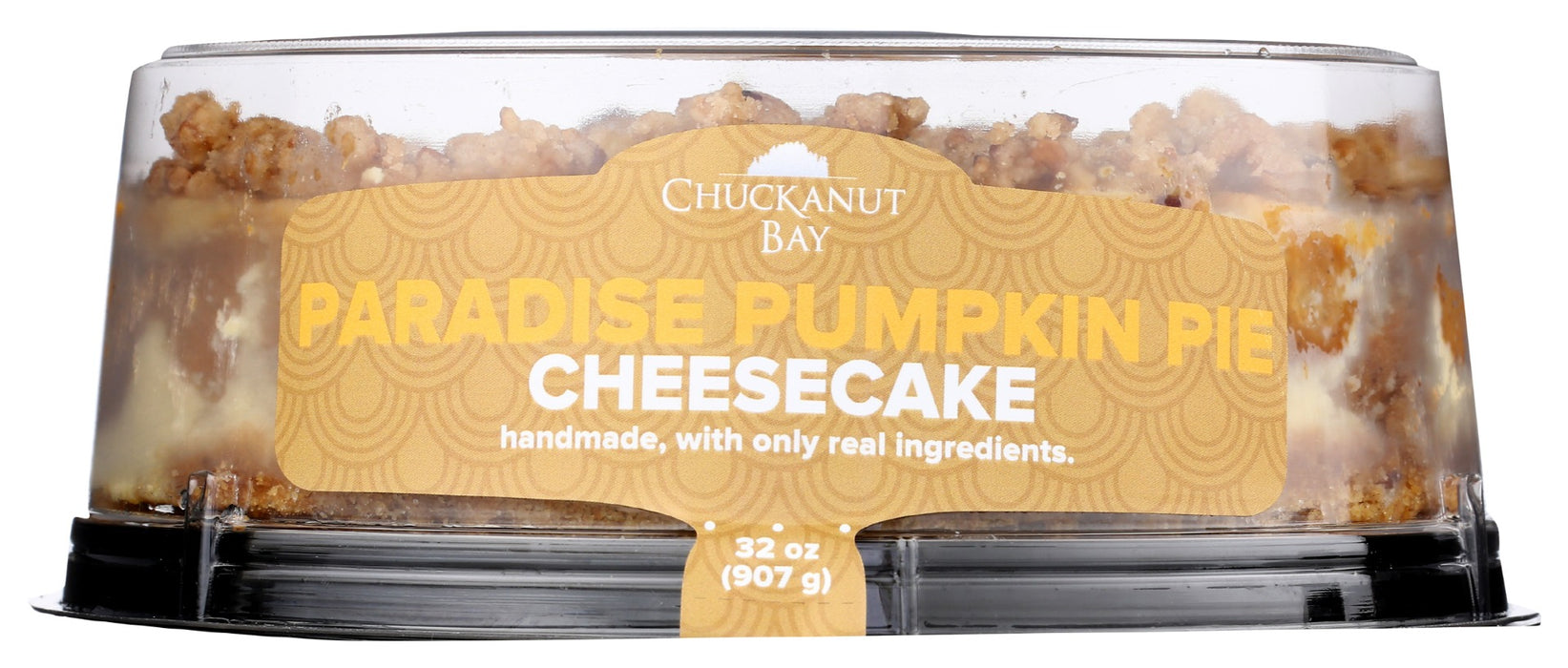 CHUCKANUT: Cheesecake Pumpkin Pie, 32 oz