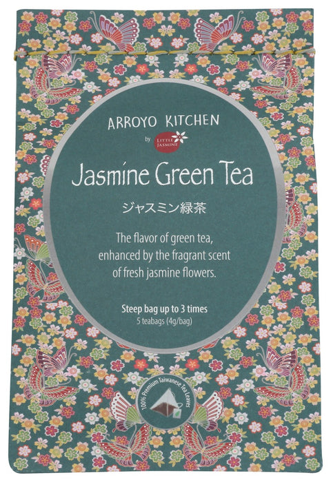 ARROYO KITCHEN: Tea Bag Grn Jasmine 5ct, 0.7 oz