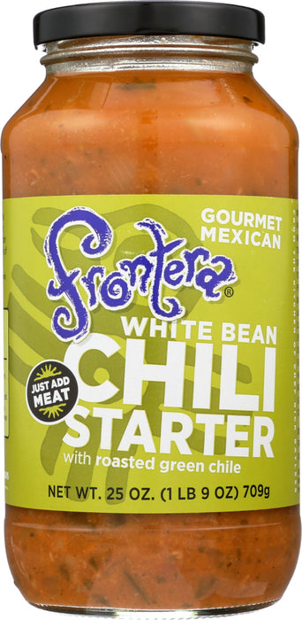 FRONTERA: Chili Starter Bean Wht, 24 oz