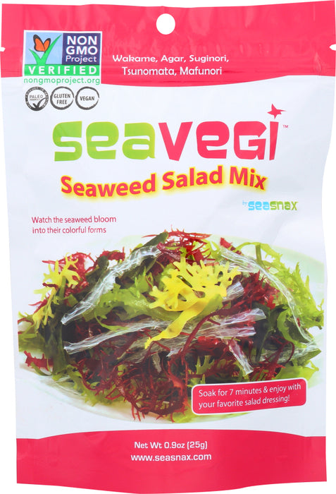 SEA SNAX: SeaVegi Seaweed Salad Mix, 0.9 oz