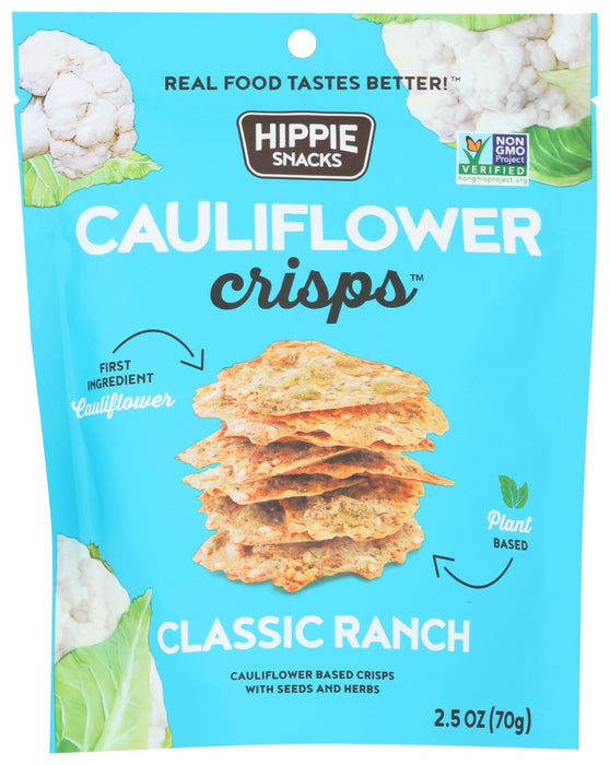 HIPPIE SNACKS: Crisp Cauliflower Ranch, 2.5 oz
