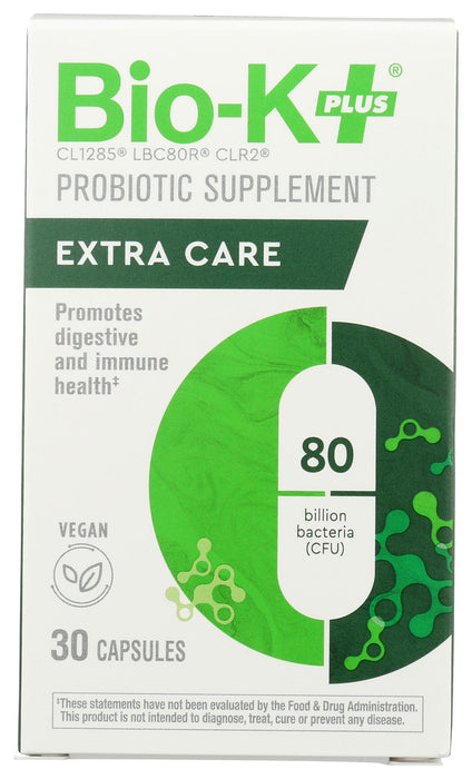 BIO-K: Probiotic Extra Care 80 Billion, 30 cp