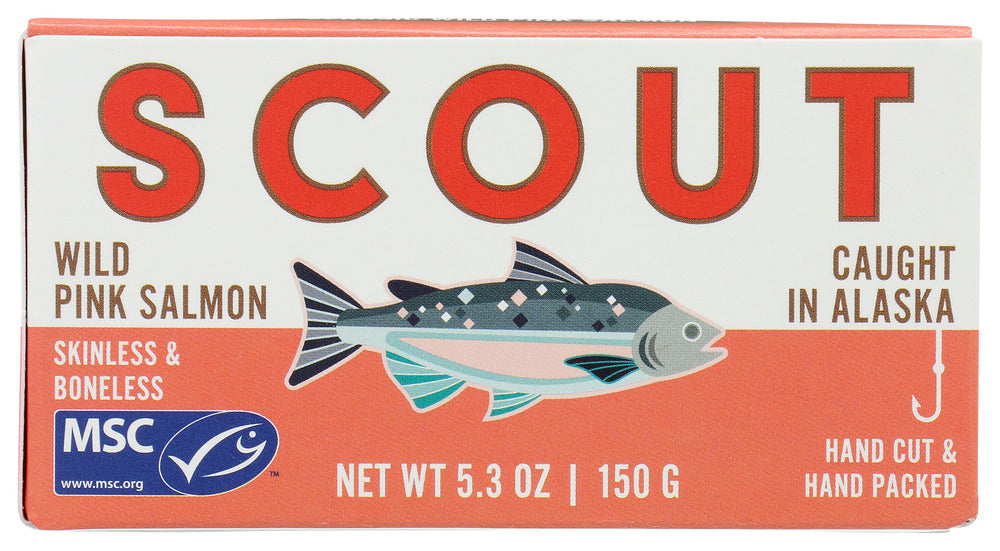SCOUT: Wild Pink Salmon, 5.3 oz