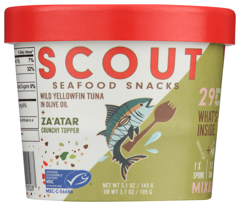 SCOUT: Tuna Zaatar Snack Kit, 5.1 OZ