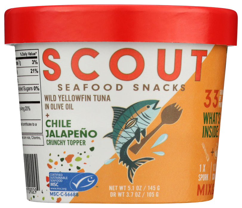 SCOUT: Tuna Chili Jlpn Snk Kit, 5.1 oz