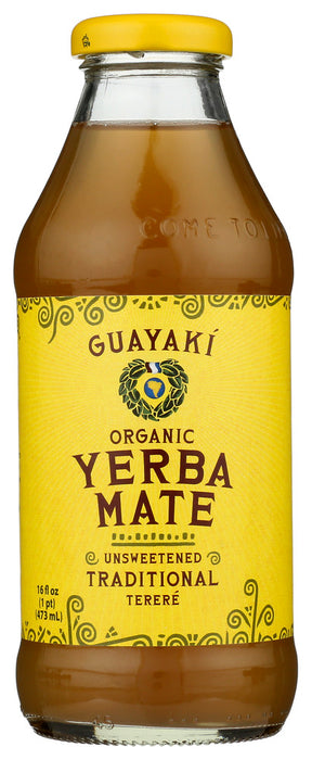GUAYAKI: Organic Yerba Mate Unsweetened Traditional Terere, 16 oz