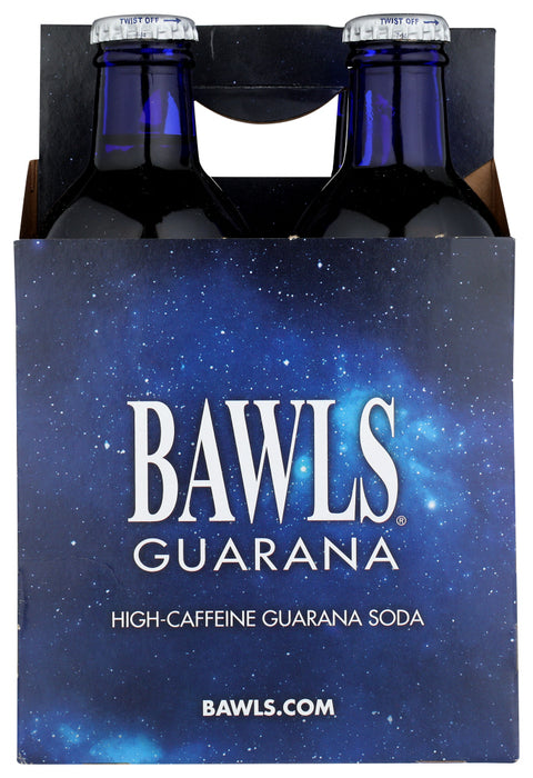 BAWLS GUARANA: Original Soda 4 Pack, 40 oz