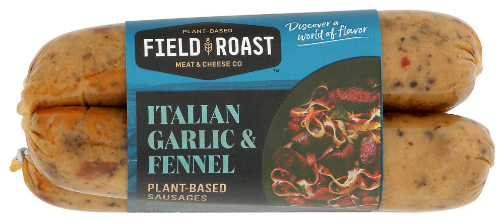 FIELD ROAST: Grain Meat Sausages Vegetarian Italian, 12.95 oz
