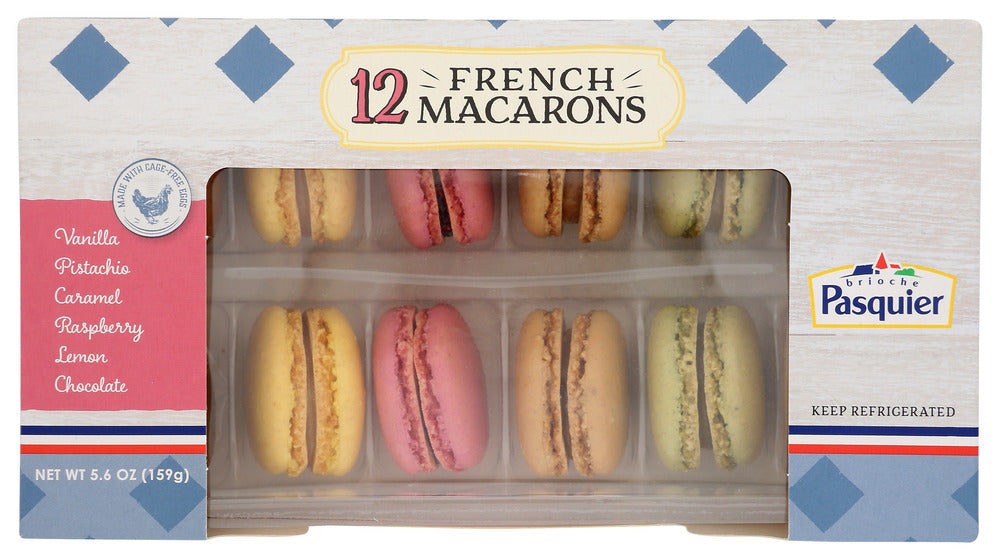 BRIOCHE PASQUIER: French Macarons Assorted, 5.6 oz