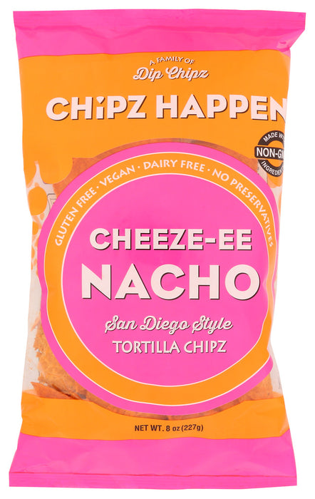 CHIPZ HAPPEN: Cheezeee Nacho Tortilla Chipz, 8 oz