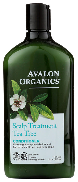 AVALON ORGANICS: Conditioner Scalp Treatment Tea Tree, 11 Oz