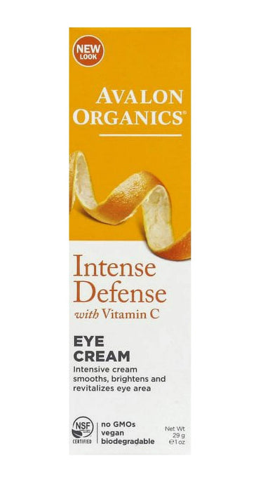 AVALON ORGANICS: Intense Defense Vitamin C Renewal Revitalizing Eye Cream, 1 oz