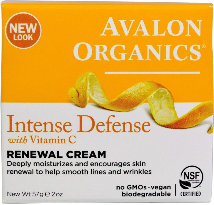 AVALON ORGANICS: Intense Defense Vitamin C Renewal Cream, 2 oz