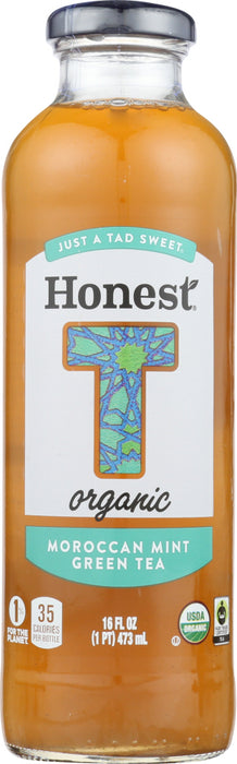 HONEST TEA: Organic Green Tea Moroccan Mint, 16 oz