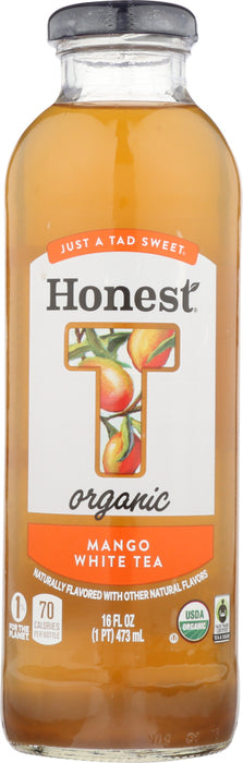 HONEST TEA: Organic White Tea Mango, 16 oz