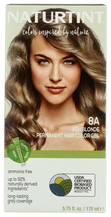 NATURTINT: Permanent Hair Color 8A Ash Blonde 5.28 Oz